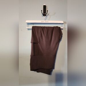 Iuga Brown Leggings XXL Womens Capri Mid Calf